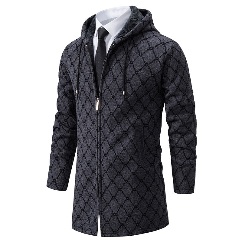 Men's Sweater Fashion Casual Hooded Coat