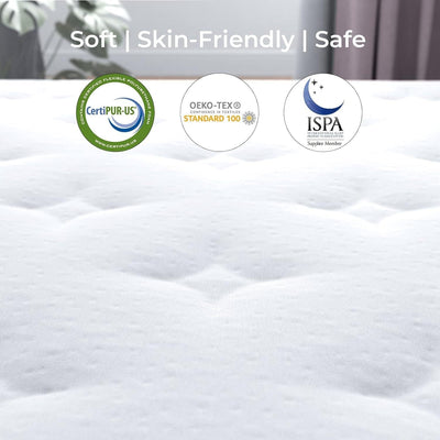 LuneluX_Sleep – 12-Inch Hybrid Mattress with Pocket Springs | Medium