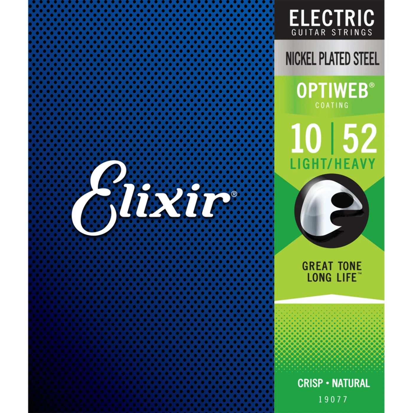 19077 Electric Steel Optiweb Light 10-52 Electric Guitar Strings