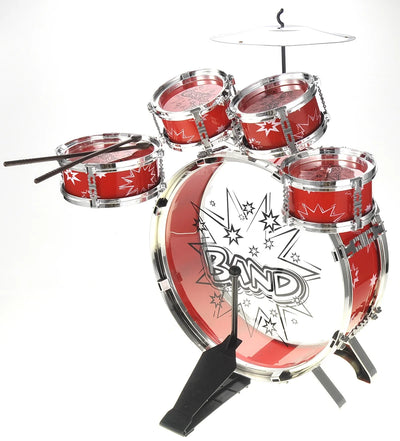 Playworld Musical Instrument Drum Playset - Red