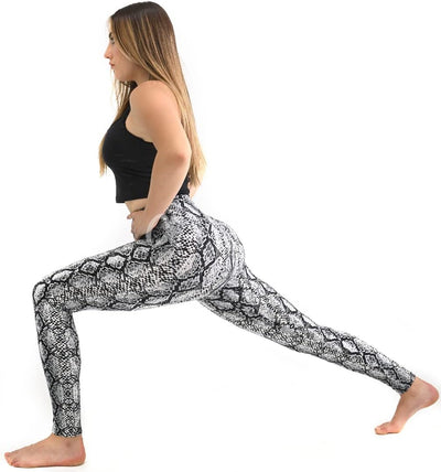 Leggings for Women W/5' High Waist Tummy Control Ankle Length Pants