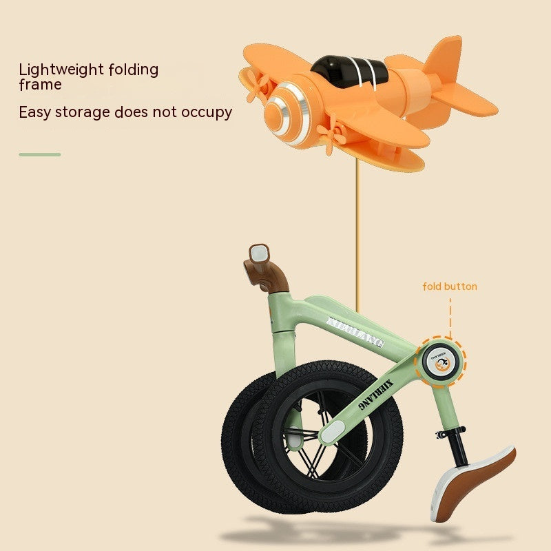 MiniRider™ – Foldable Pedal-Free Balance Bike for Toddlers (12" & 14")