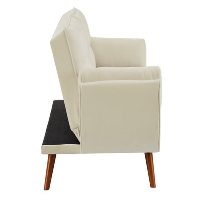 LuneluX – Adjustable Linen Sofa Chair (Beige)