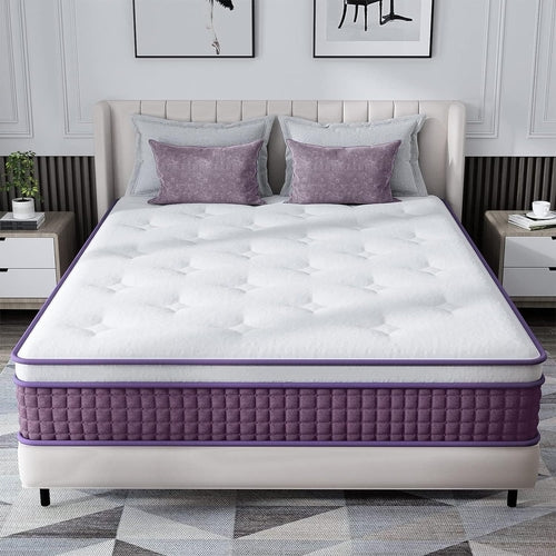 LuneluX_Sleep – 12-Inch Hybrid Mattress with Pocket Springs | Medium