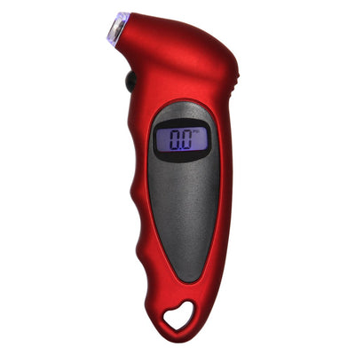 Portable LCD Screen Display Digital Tire Pressure in red design with LCD display and backlight