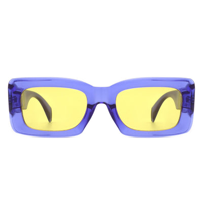 Nythor - Retro Square Thick Frame Luxury Sunglasses
