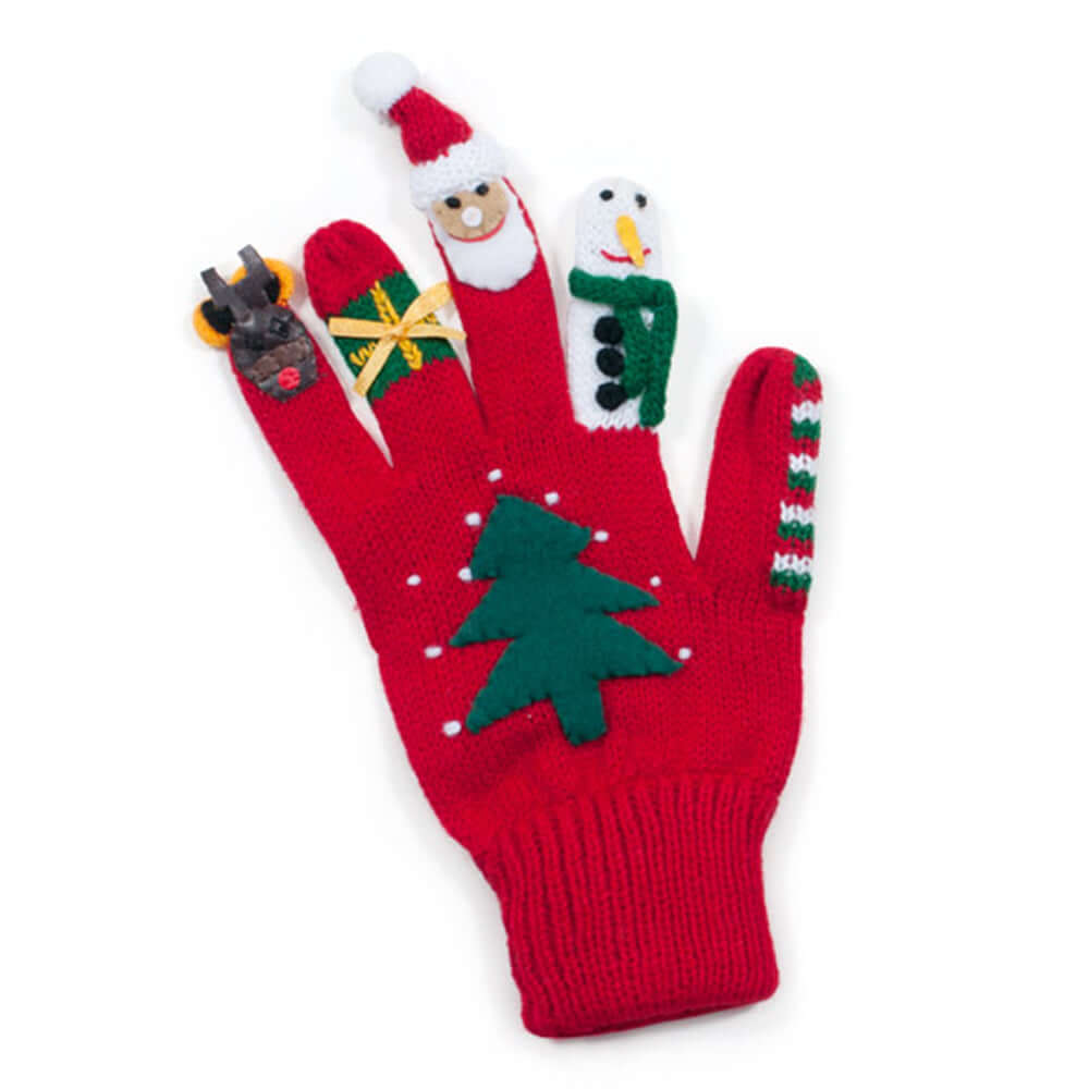 Christmas Gloves Appealing Characters