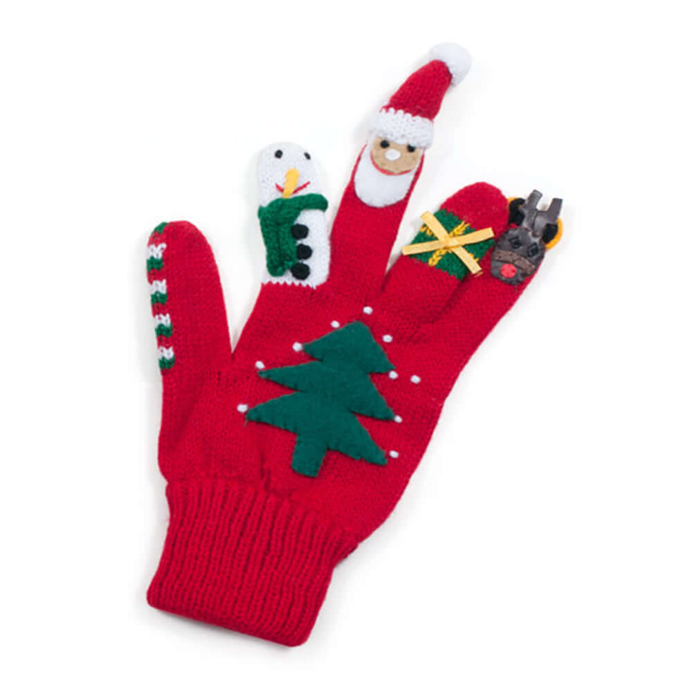 Christmas Gloves Appealing Characters
