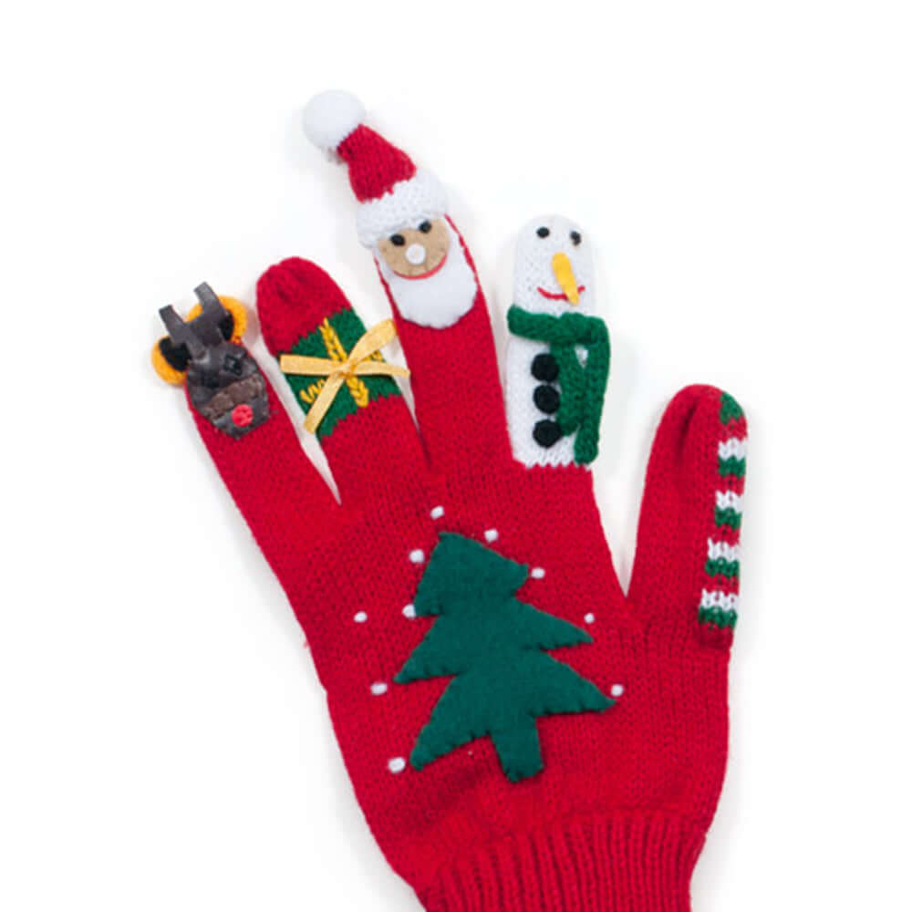Christmas Gloves Appealing Characters