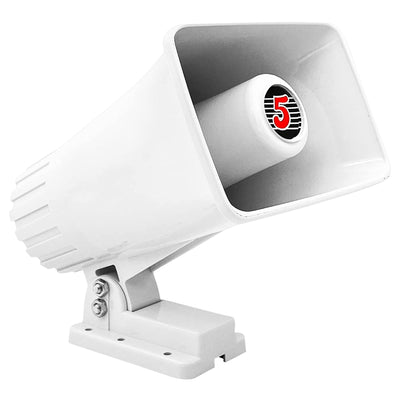5 Core PA Speaker 6 x 4" 50W Bull Horn Loud Audio Outdoor Speakers System 8Ohm ReflexÂ Megaphone-0