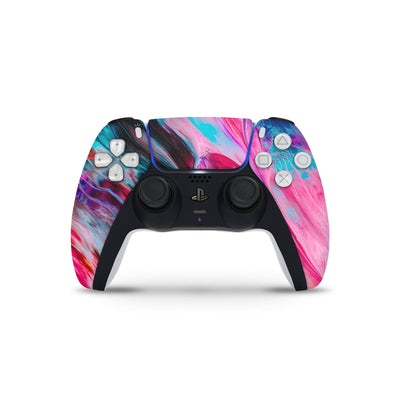 Liquid Abstract Paint V67 - Full Body Skin Decal Wrap Kit for Sony