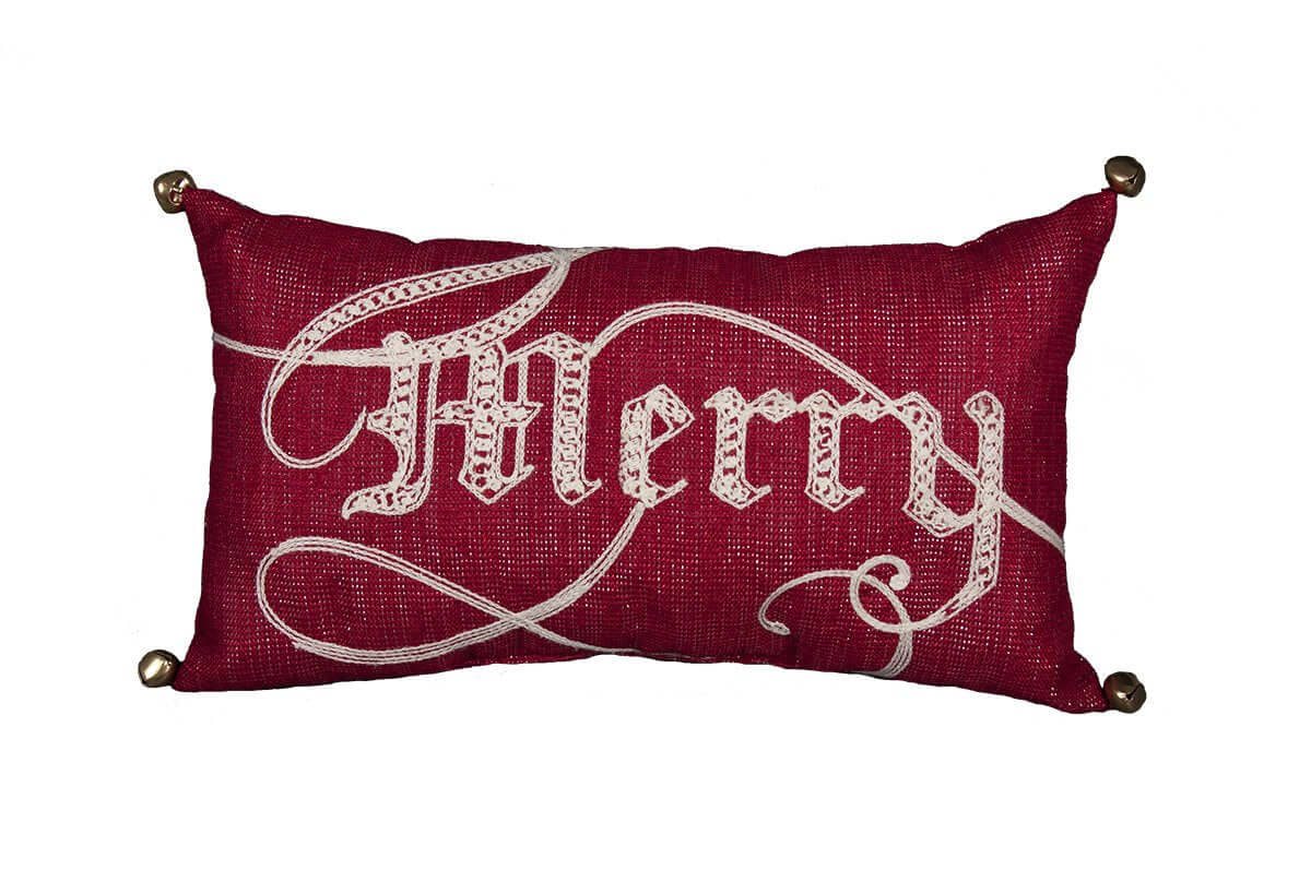 ML17126 Merry Christmas Pillow