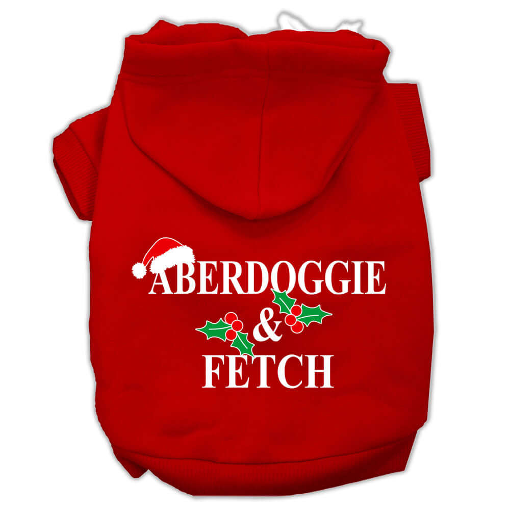 Mirage Pet SMRD Aberdoggie Christmas Screen Print Pet Hoodie