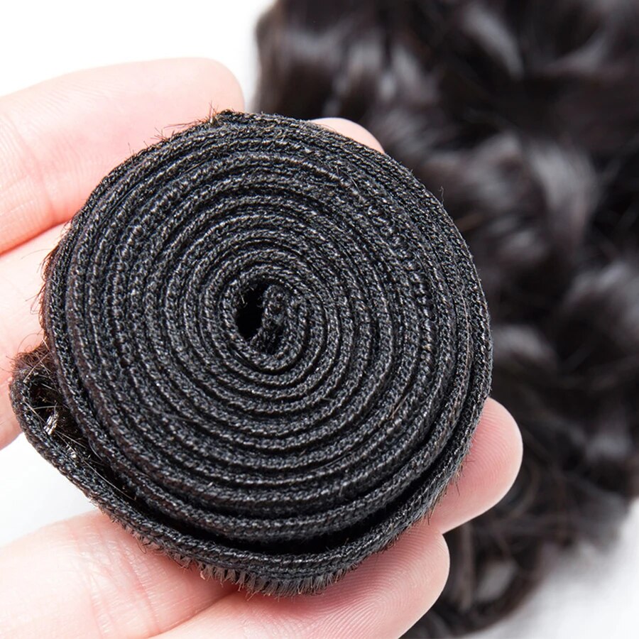 NextFace Brazilian Hair 32 34 inch Water Wave Human Hair Bundles