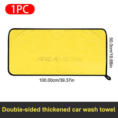 SEAMETAL High-end Microfiber Towel Car Wash Towel Detailing Cleaning