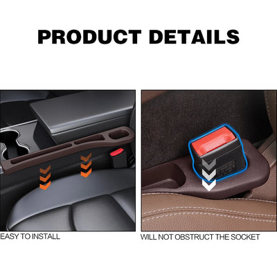 2X Car Seat Gap Filler Between Seats Crevice Interior Decoration Auto