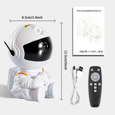 Galaxy Star Projector Starry Sky Night Light Astronaut Lamp Home Room