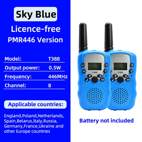 Itsok T388 Long Range walkie talkie  for Kids FRS  Free Licience Two