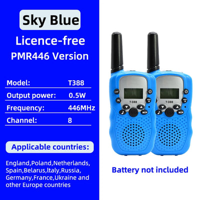Itsok T388 Long Range walkie talkie  for Kids FRS  Free Licience Two