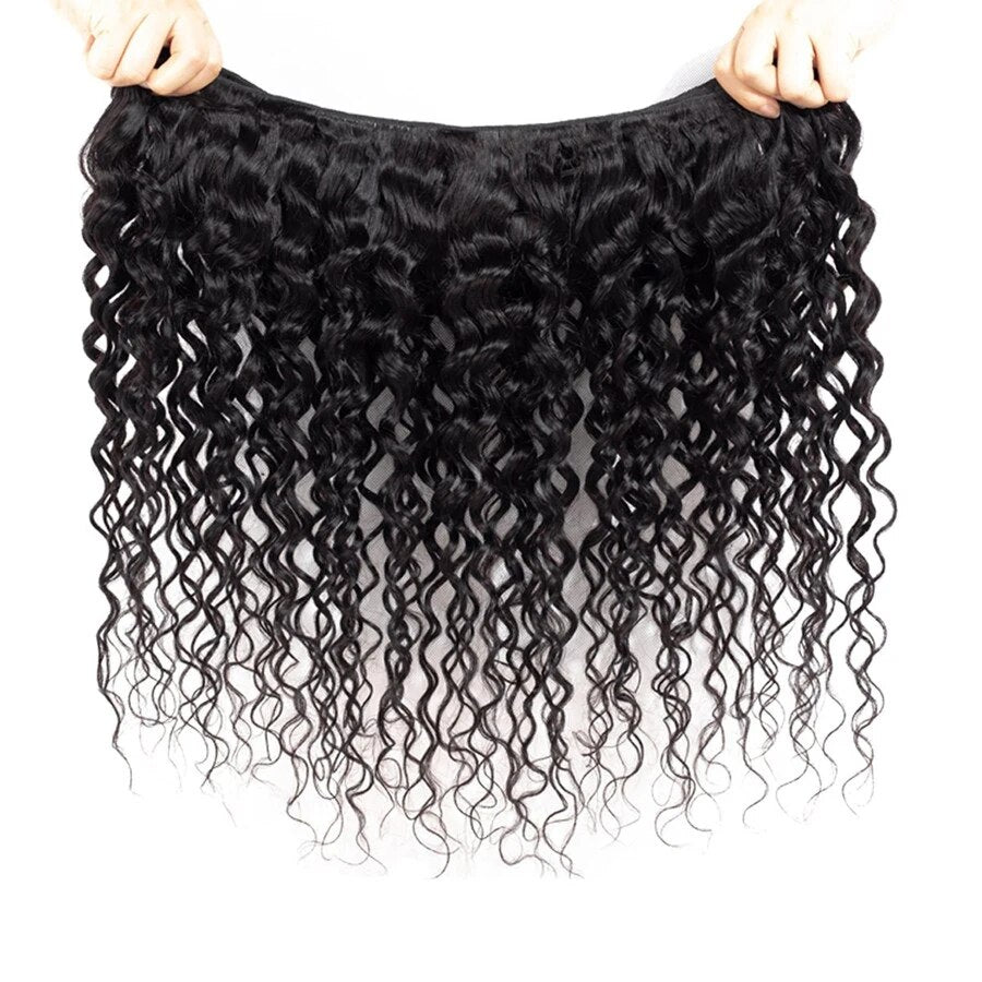 NextFace Brazilian Hair 32 34 inch Water Wave Human Hair Bundles