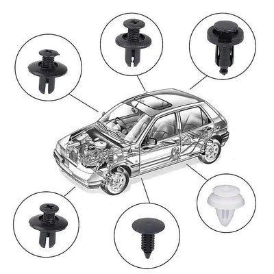 6 Different Automotive Plastic Retainer Buckles General Motors Buckles