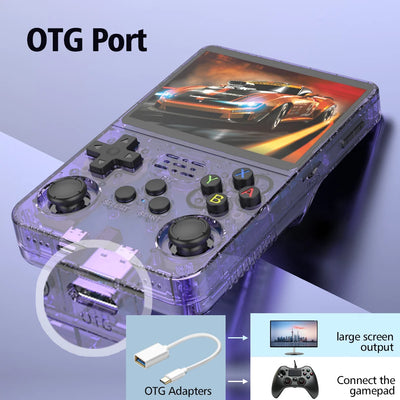 BOYHOM R36S Retro Handheld Video Game Console Linux System 3.5 Inch