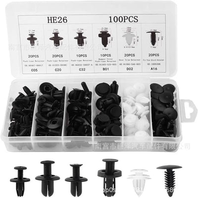 6 Different Automotive Plastic Retainer Buckles General Motors Buckles