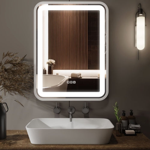 LuneluX_Home – Smart LED Bathroom Mirror with Anti-Fog & Touch Control