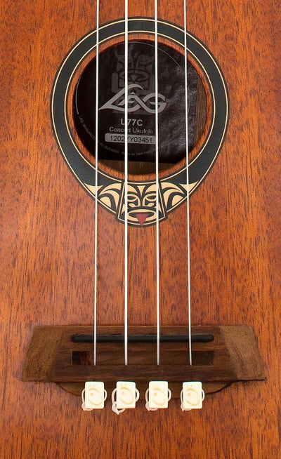 TSTUW TENOR String-Tie Tailpiece Bridgebeads Set for Ukulele, PEARL BONE WHITE Color Bridge Beads.