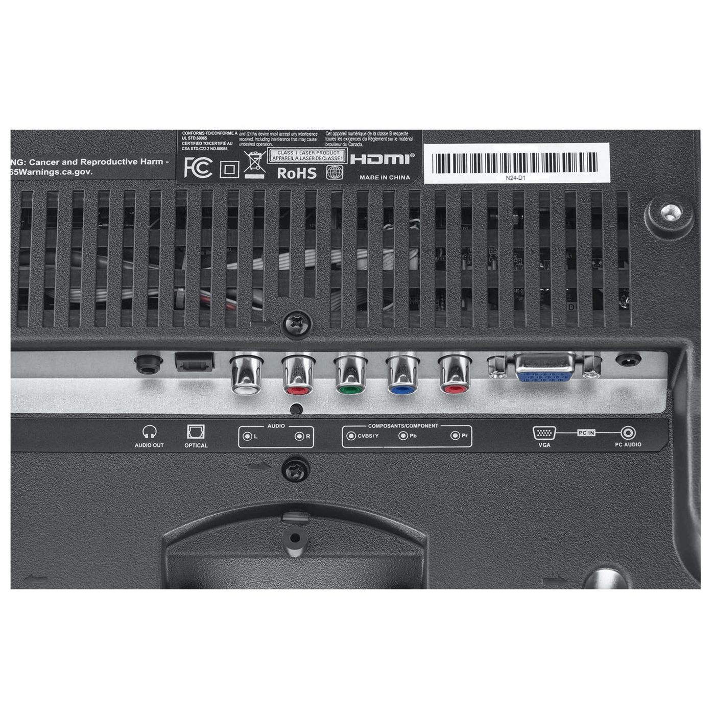 Norcent 24 Inch 720P LED HD Backlight Flat TV DVD Combo with