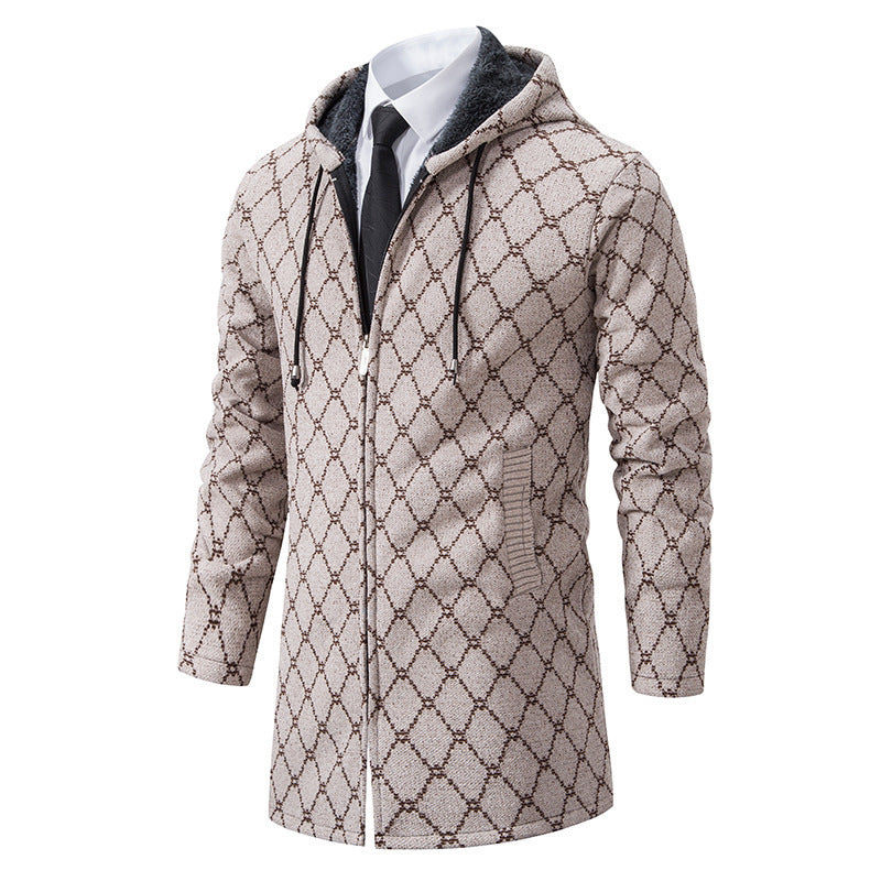 Men's Sweater Fashion Casual Hooded Coat