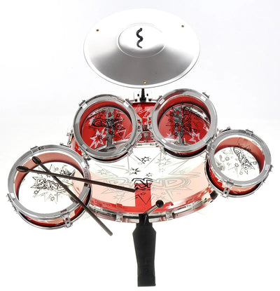 Playworld Musical Instrument Drum Playset - Red
