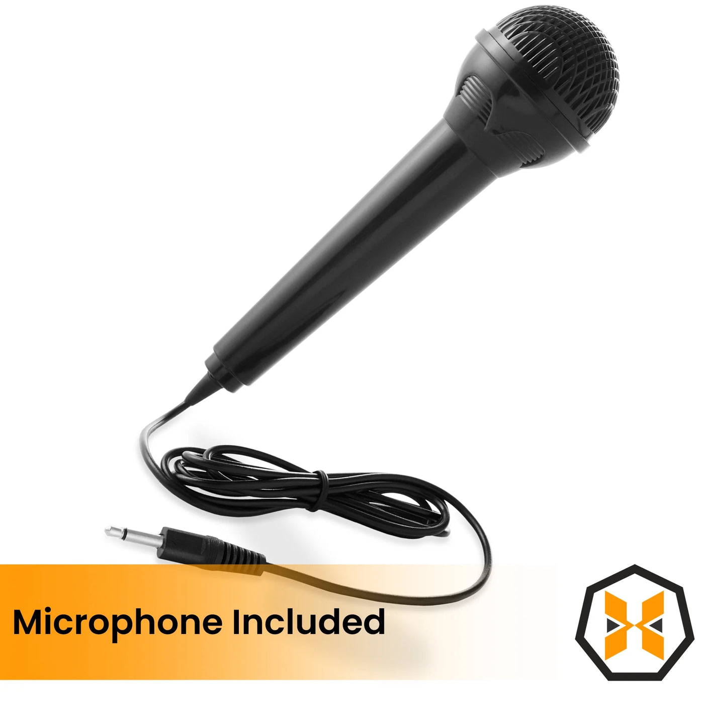 61-Key Digital Music Piano Keyboard with Microphone and Sticker Sheet