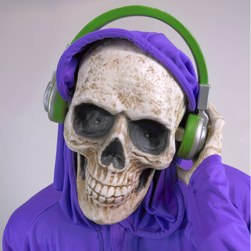 5.5-Ft Bluetooth DJ Webbs Skeleton Motion Activated Lighted Animatronic