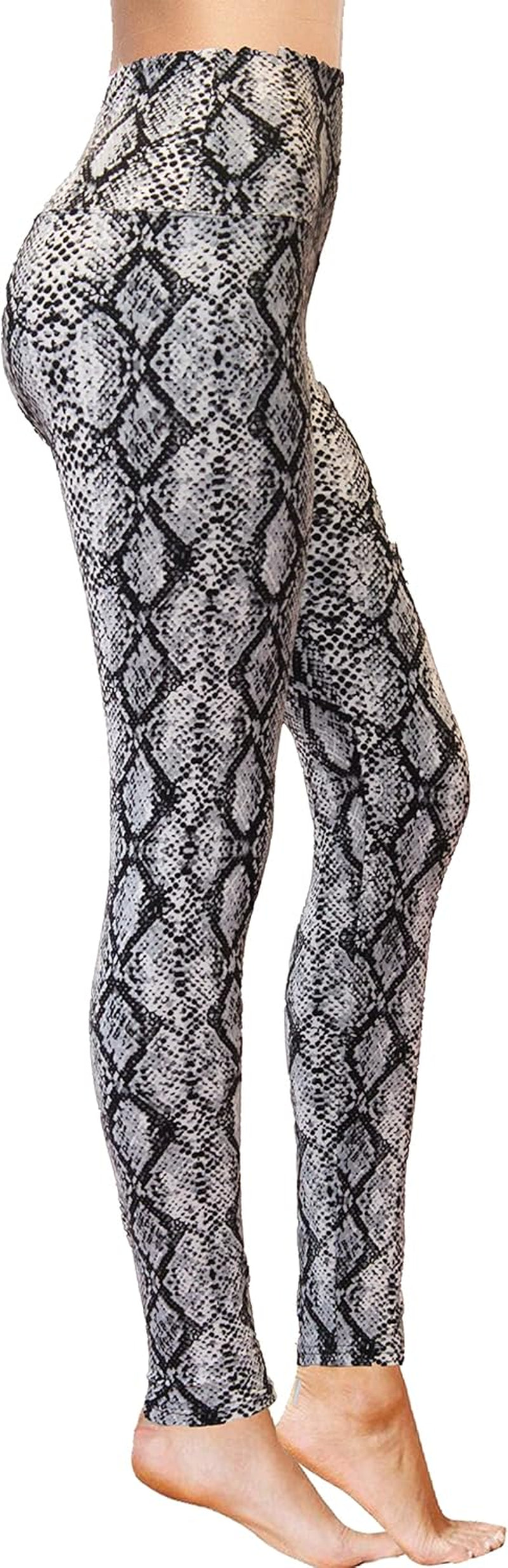 Leggings for Women W/5' High Waist Tummy Control Ankle Length Pants