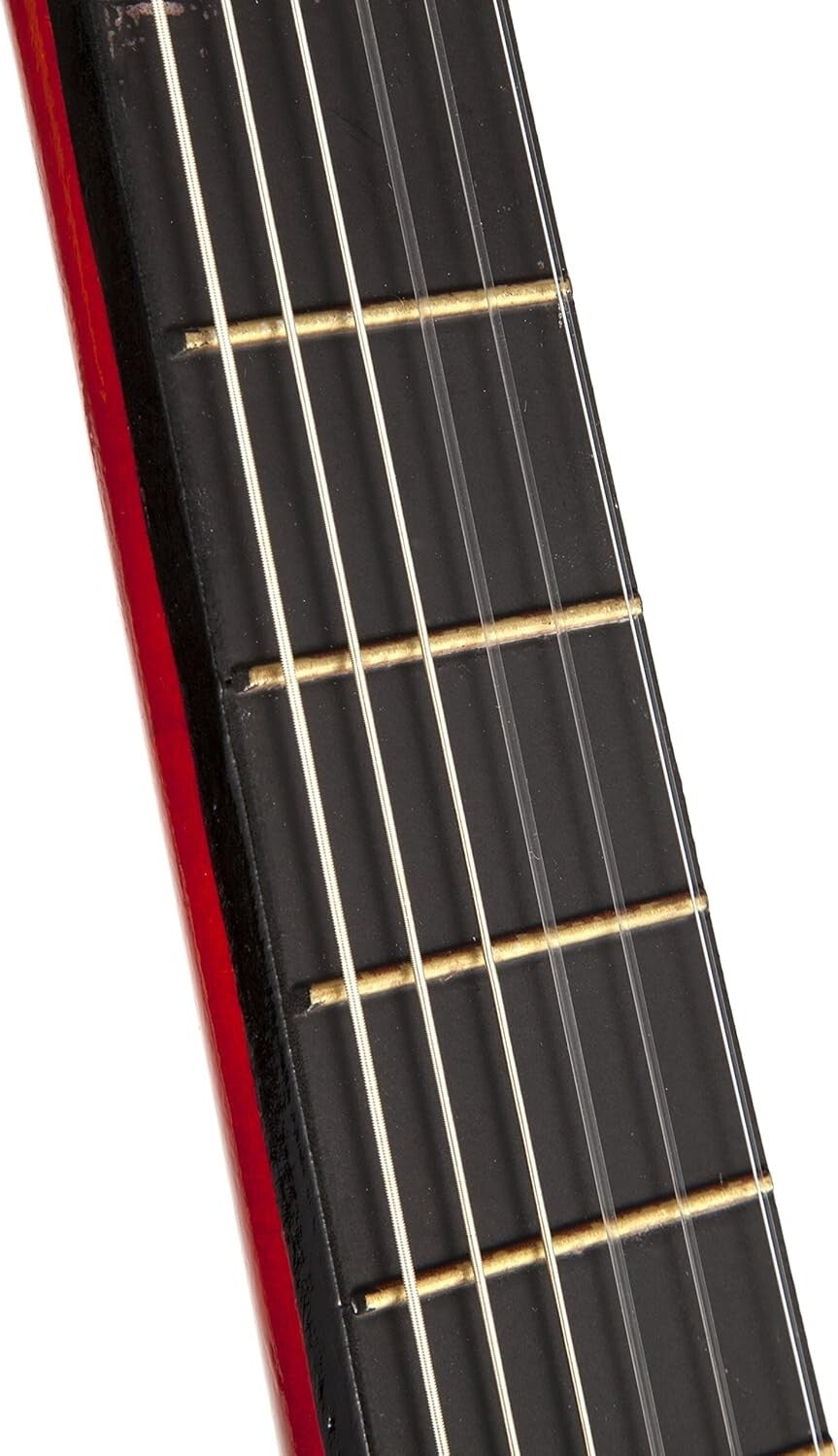 Junior Classical Guitar 34In Natural Wood Nylon Strings for Kids Learning