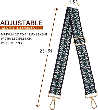 Replacement Purse Strap Shoulder Strap Adjustable Crossbody Strap for Women Crossbody Wide Shoulder Bag