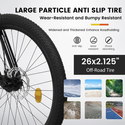 TerraRush™ – 26" Mountain Bike with Shock Absorber & 21-Speed