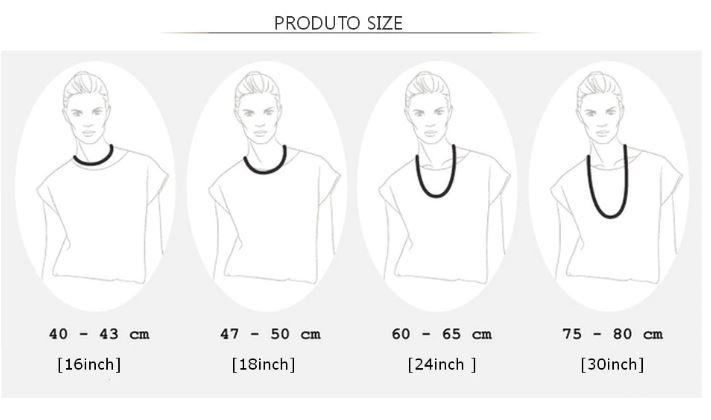 COLT 12MM Cuban Chain | 961751 size guide showing necklace lengths for 16, 18, 24, and 30 inches on a model.