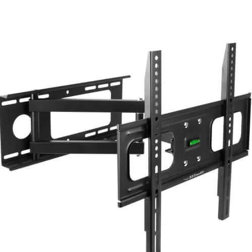 TV Wall Mount Swivel Tilt Full-Motion Articulating Wall Rack For