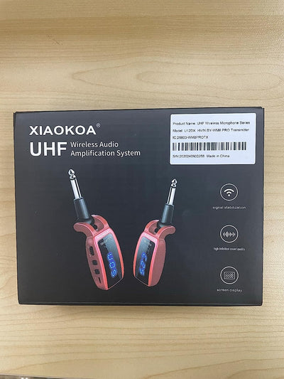Sistema Inalambrico Para Guitarra Receptor De Transmisor Audio Recargable 15Cana