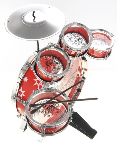 Playworld Musical Instrument Drum Playset - Red
