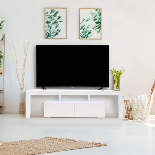 Morden TV Stand with LED Light