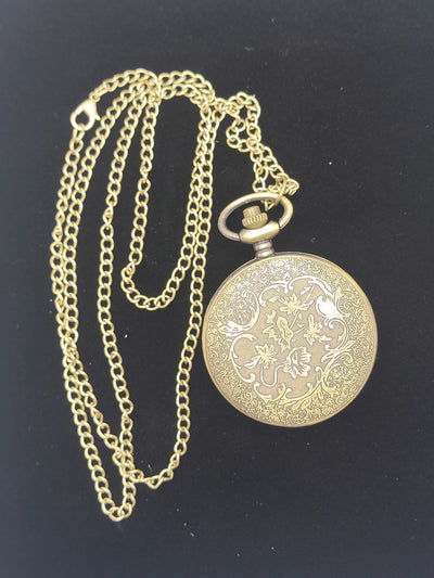 Full Hunter Bronze EMT Pocket Watch | Gift Box Included