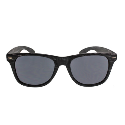 MQ Lafayette Sunglasses in Faux Blackwood / Smoke