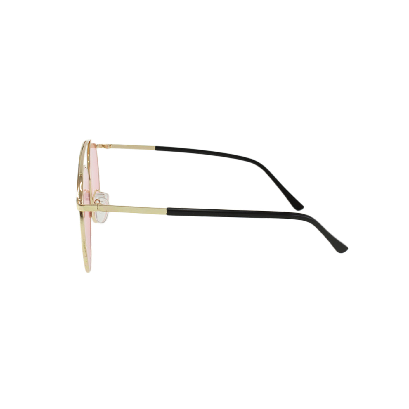 Jase New York Lincoln Sunglasses in Pink featuring a metal alloy frame and chic design.