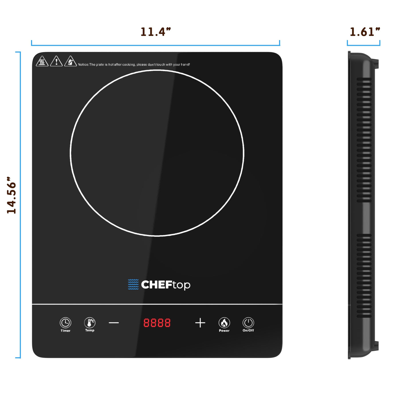 CHEFTop 1B - Single Burner Induction Cooktop