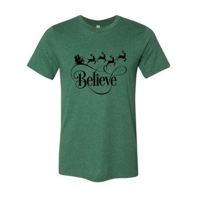 Believe In Christmas Shirt Available in 6 colors