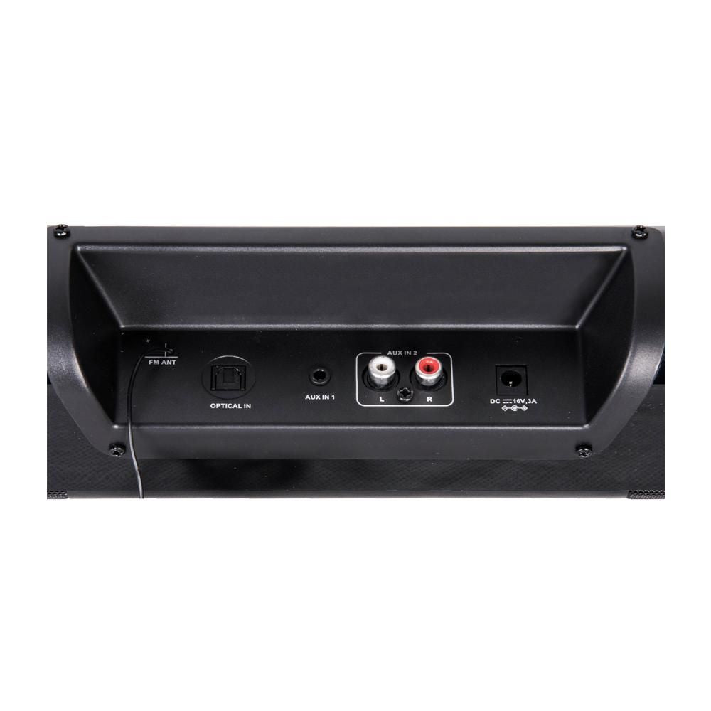 Supersonic 37" Premium Optical Bluetooth SoundBar System with Alexa