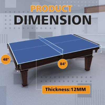 GameMaster™ – 7ft Foldable Ping Pong Tabletop Conversion Board (US
